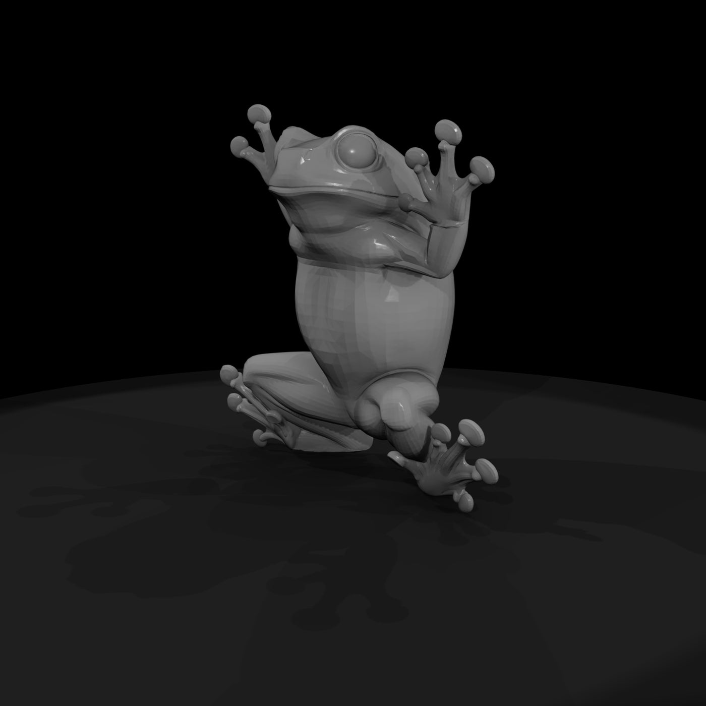low-poly-stylized-tree-frog-figurine-562875