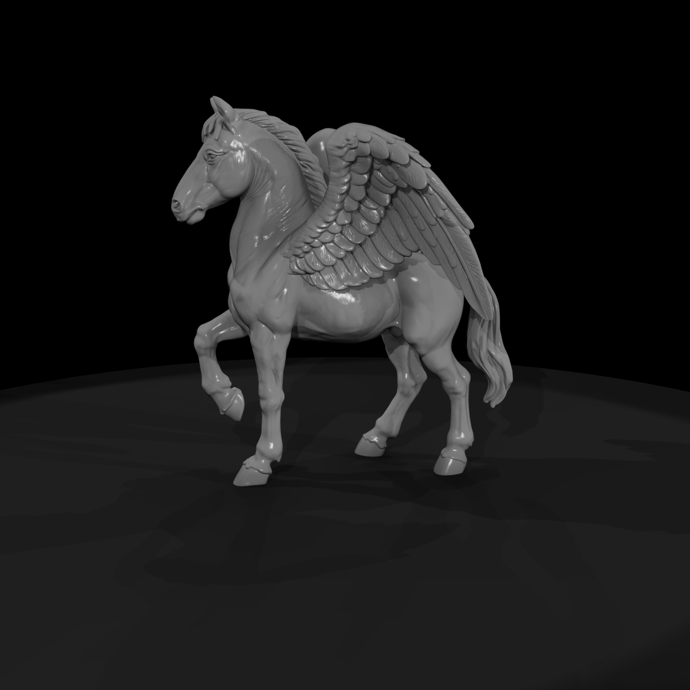 Myth 0291 Mythology Pegasus Miniature Figure