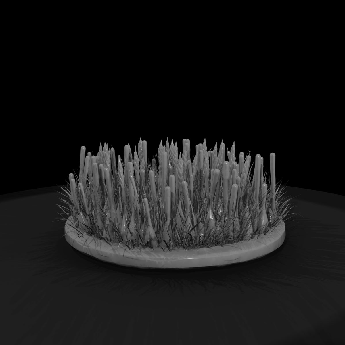 stylized-low-poly-cattail-wild-grass-3d-printable-miniature-276892