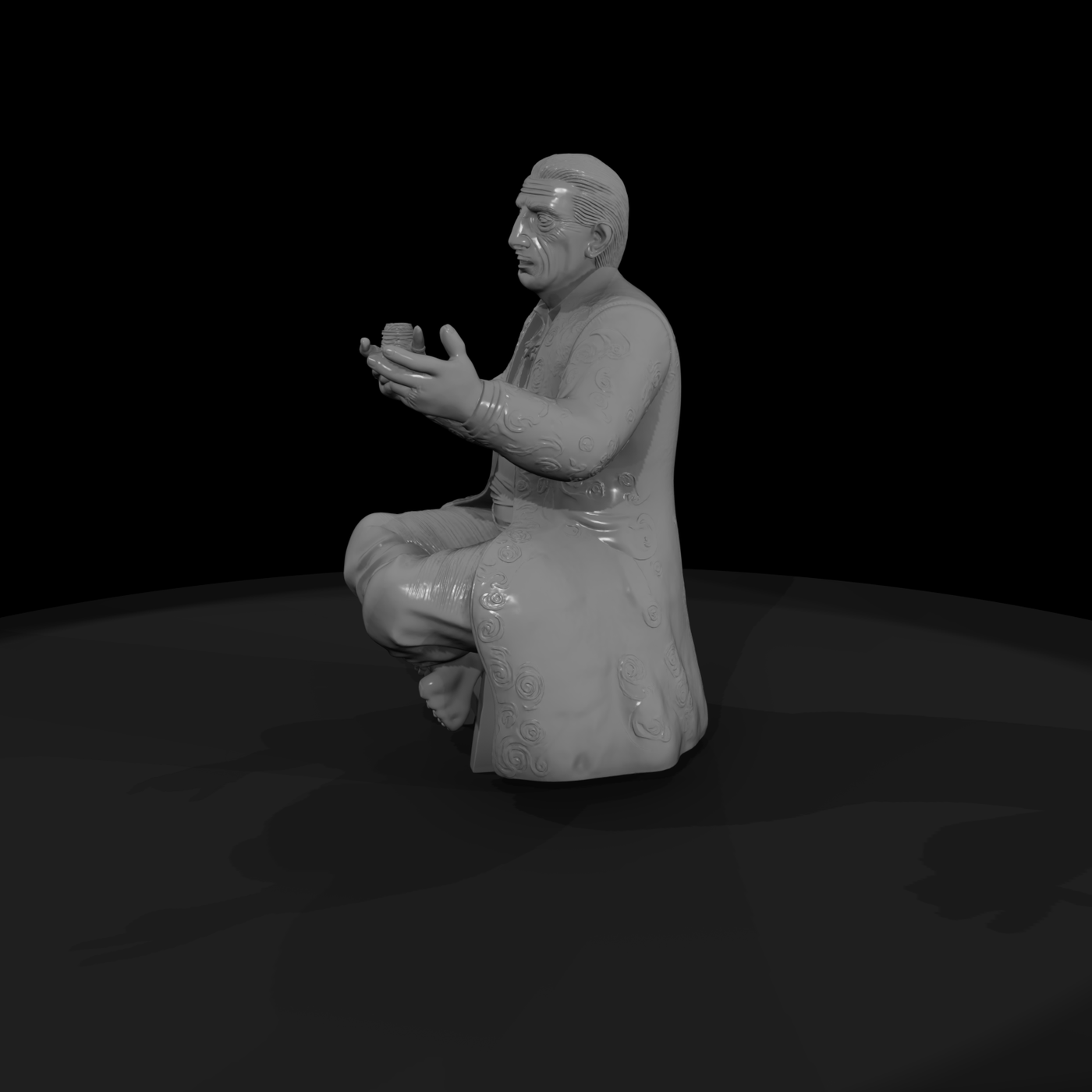 Seated Elder Nobleman — Interior