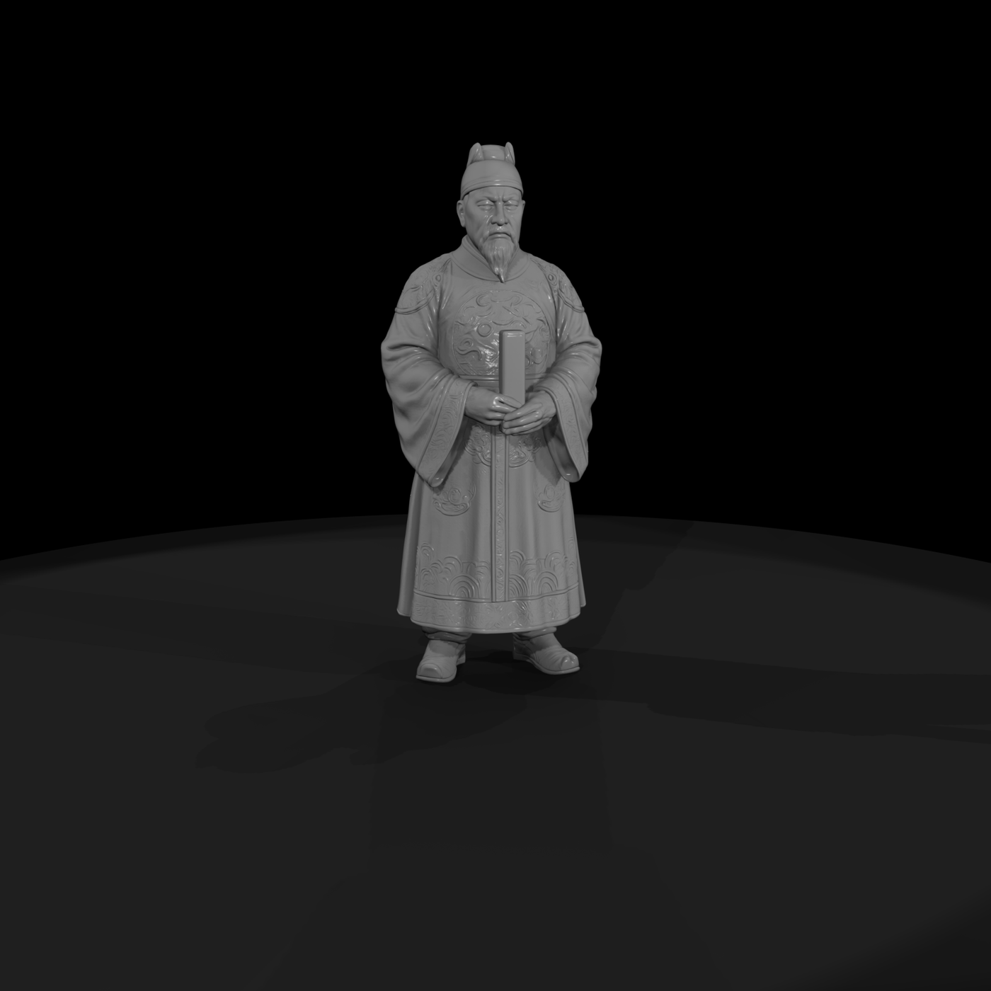 Hist 0109 Historical Zhu Yuanzhang Miniature Figur