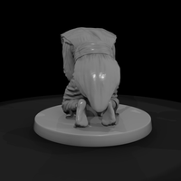 Kneeling Buddhist Monk in Prayer — thumbnail 5