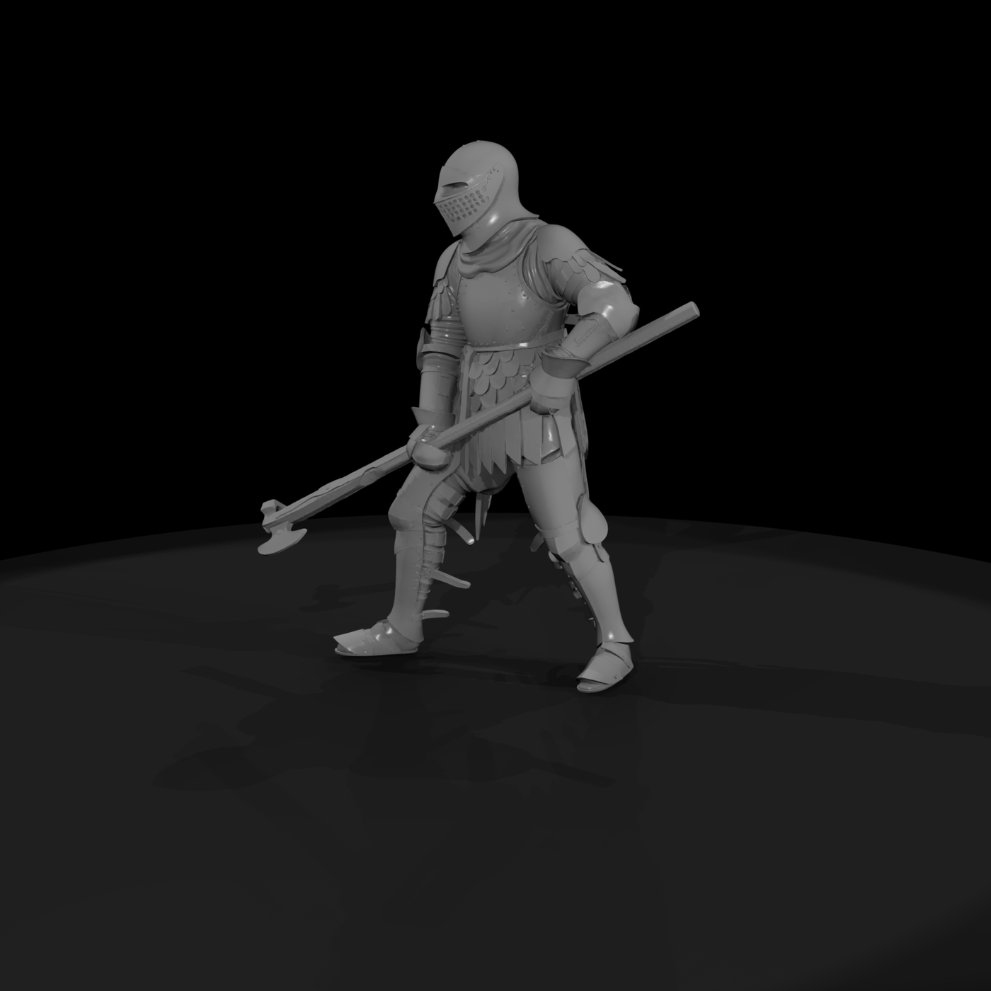 Medieval Full-Plate Knight