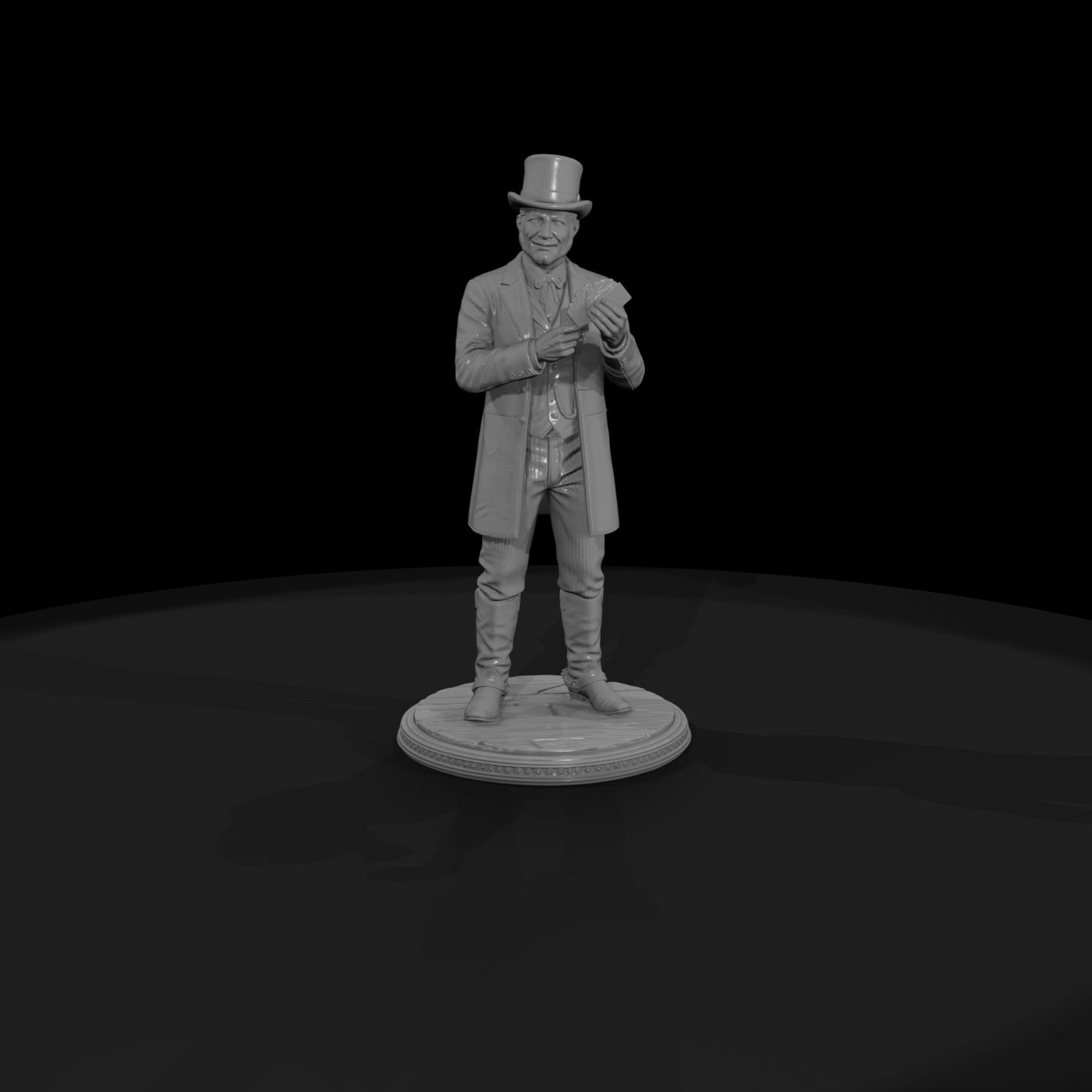 Ww 0232 Townsfolk Riverboat Style Gambler
