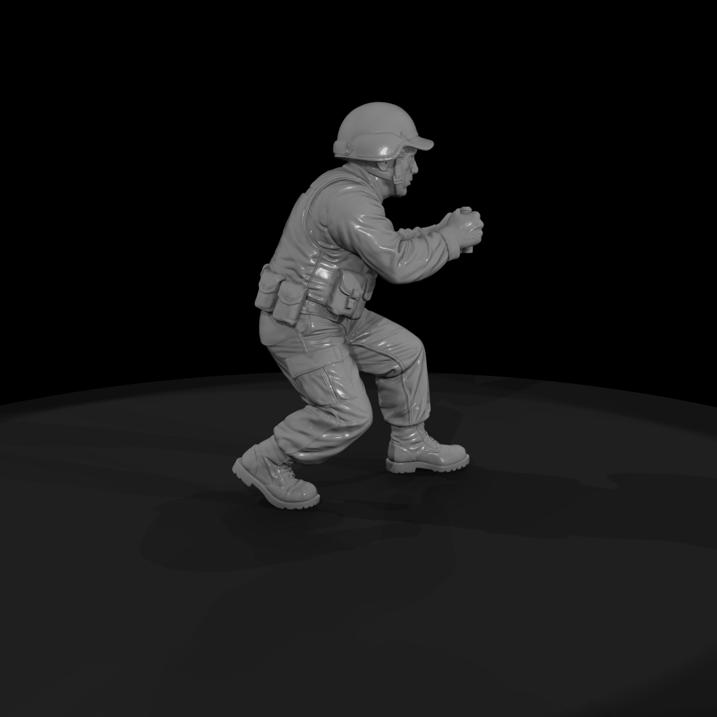 Mod Navy 046 Modern U S Navy Naval Gun Crewman Fig