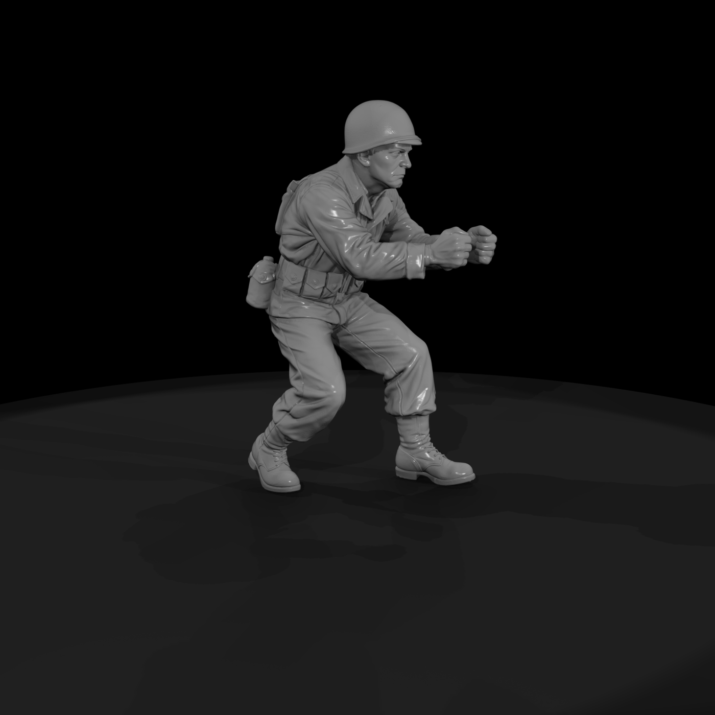 Ww2 Army 021 Wwii U S Army Machine Gun Assistant F