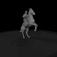cowboy-on-rearing-horse-western-mounted-miniature-319317 — thumbnail 5