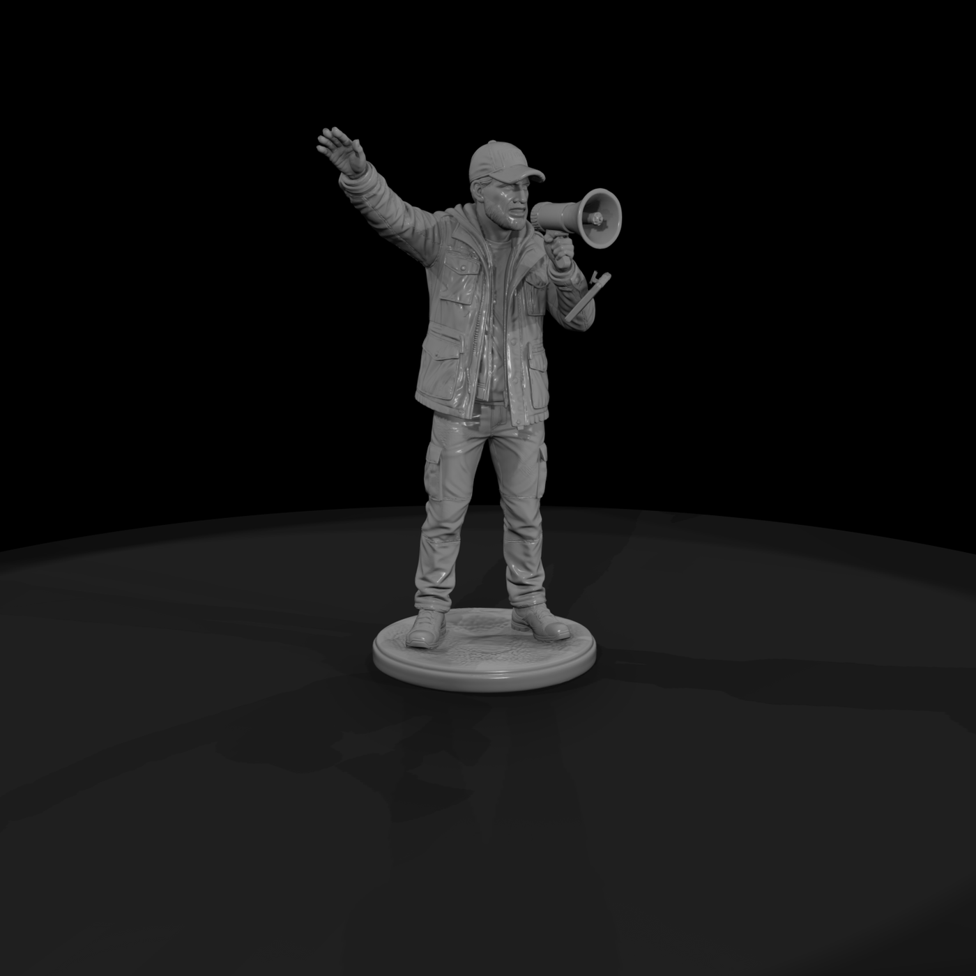 Film Director with Bullhorn