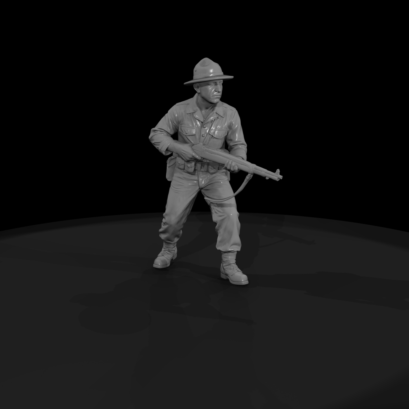 Ww2 Usmc 093 Wwii U S Marine Corps Scout Figure