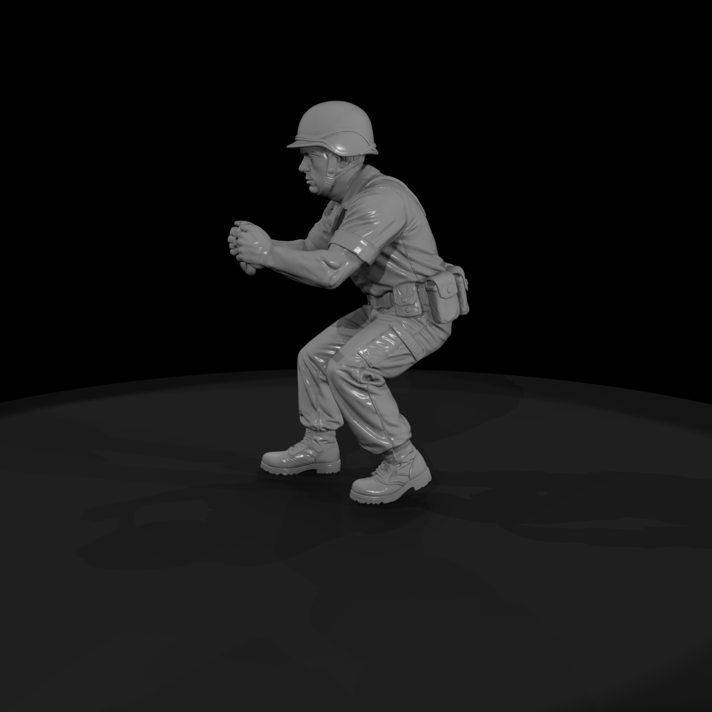 Mod Navy 088 Modern U S Navy Naval Gun Crewman Fig
