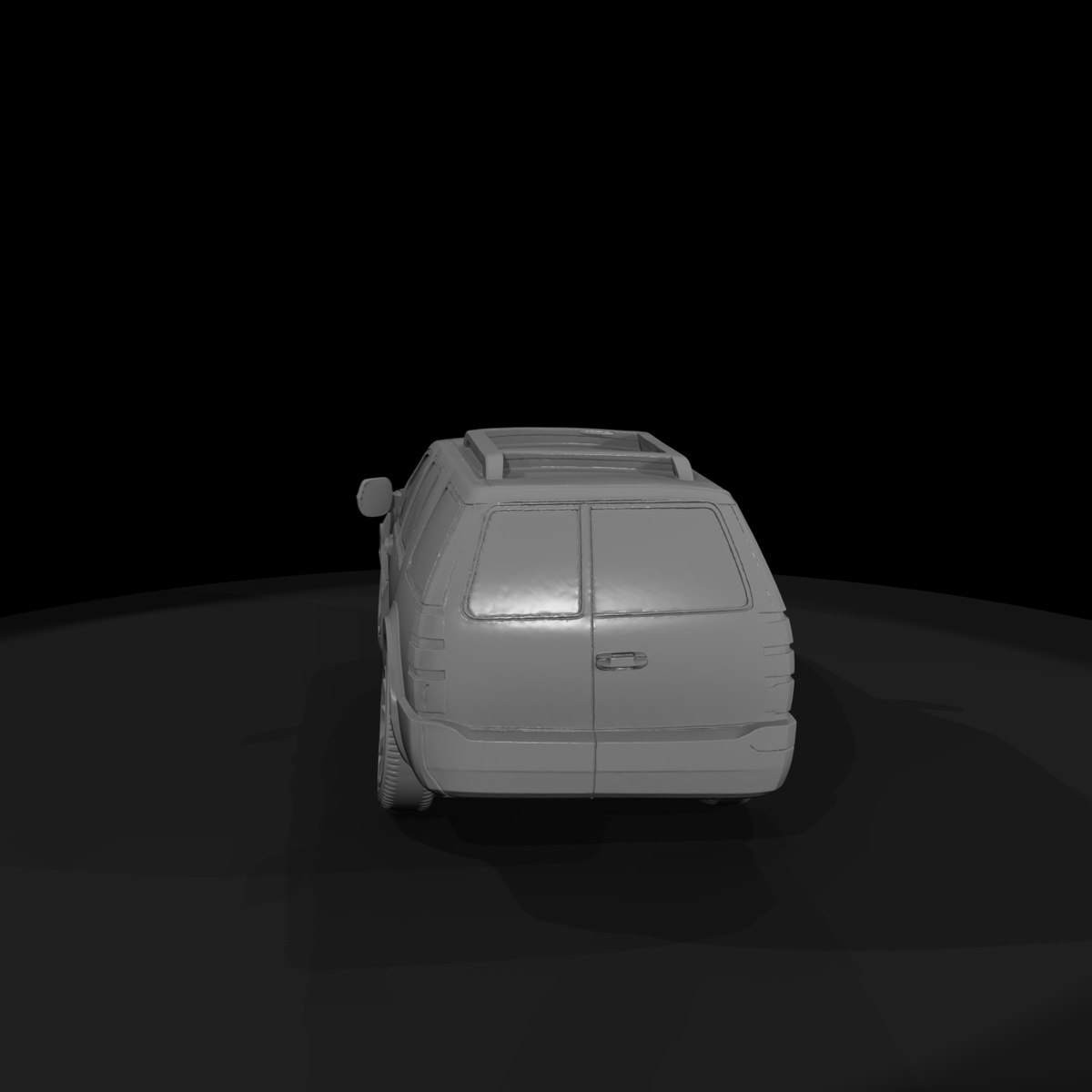 Blue Full-Size Family SUV