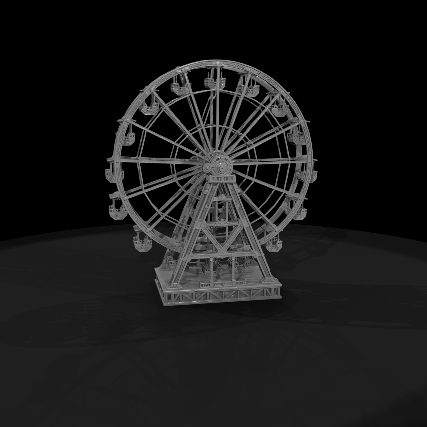 Vintage Fairground Ferris Wheel