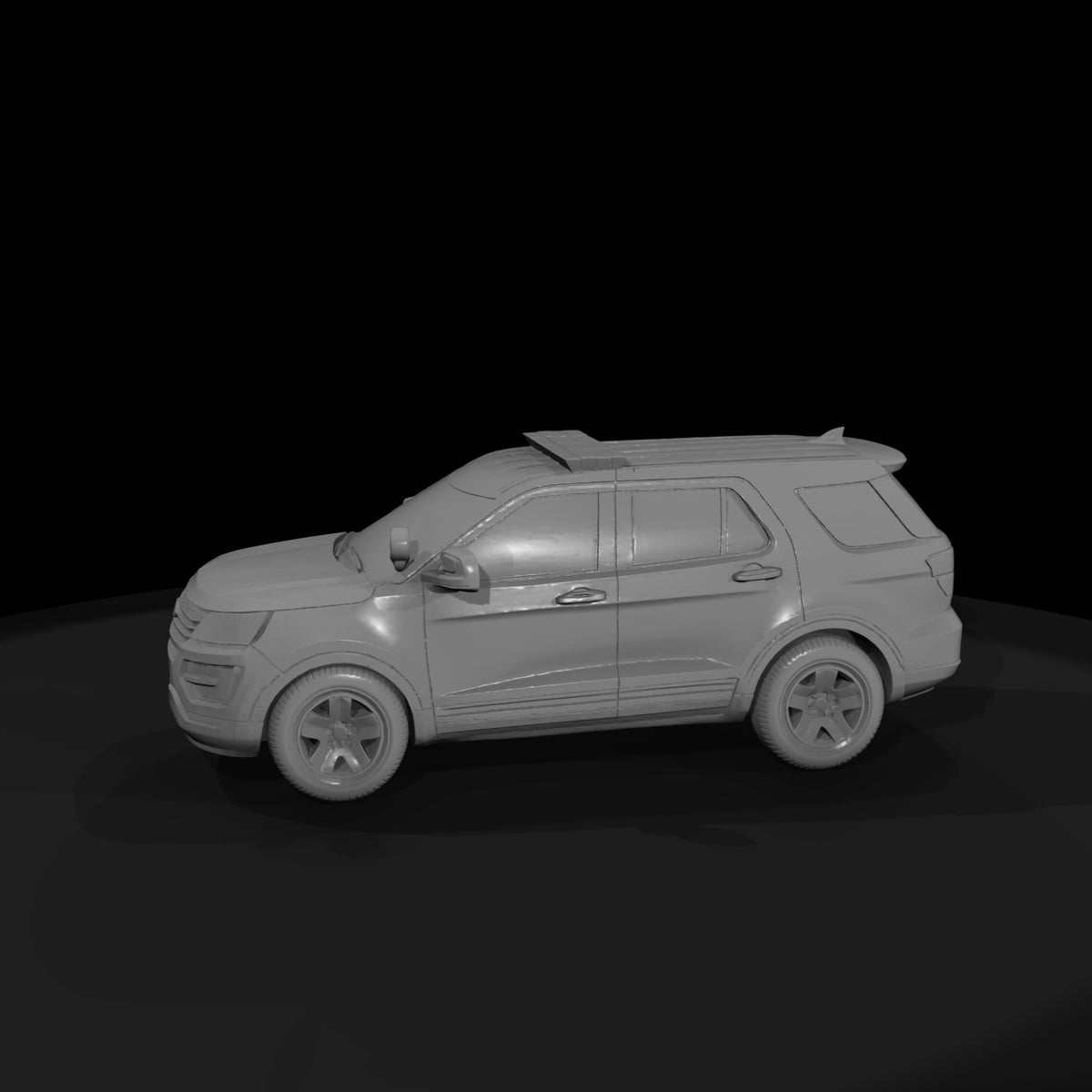 police-suv-ford-style-diorama-vehicle-ho-1-87-compatible-328538