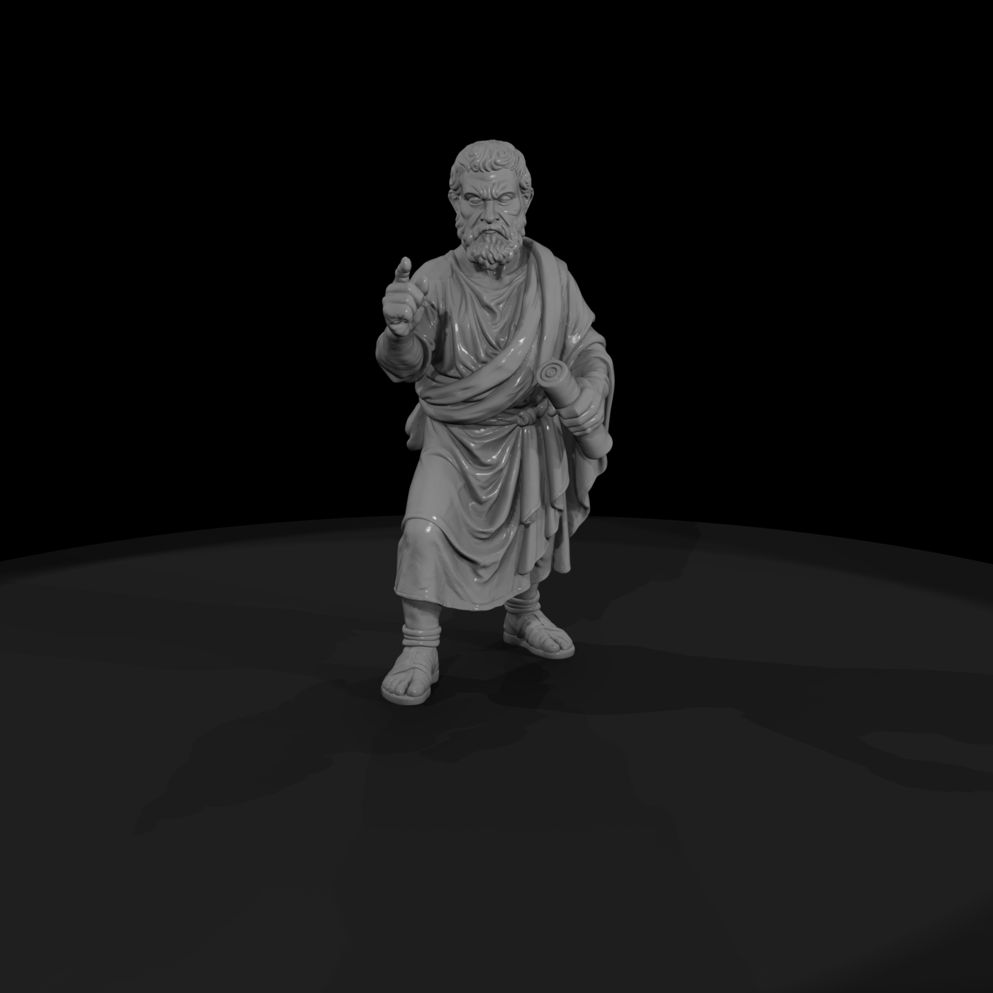 Hist 0031 Historical Galen Miniature Figure