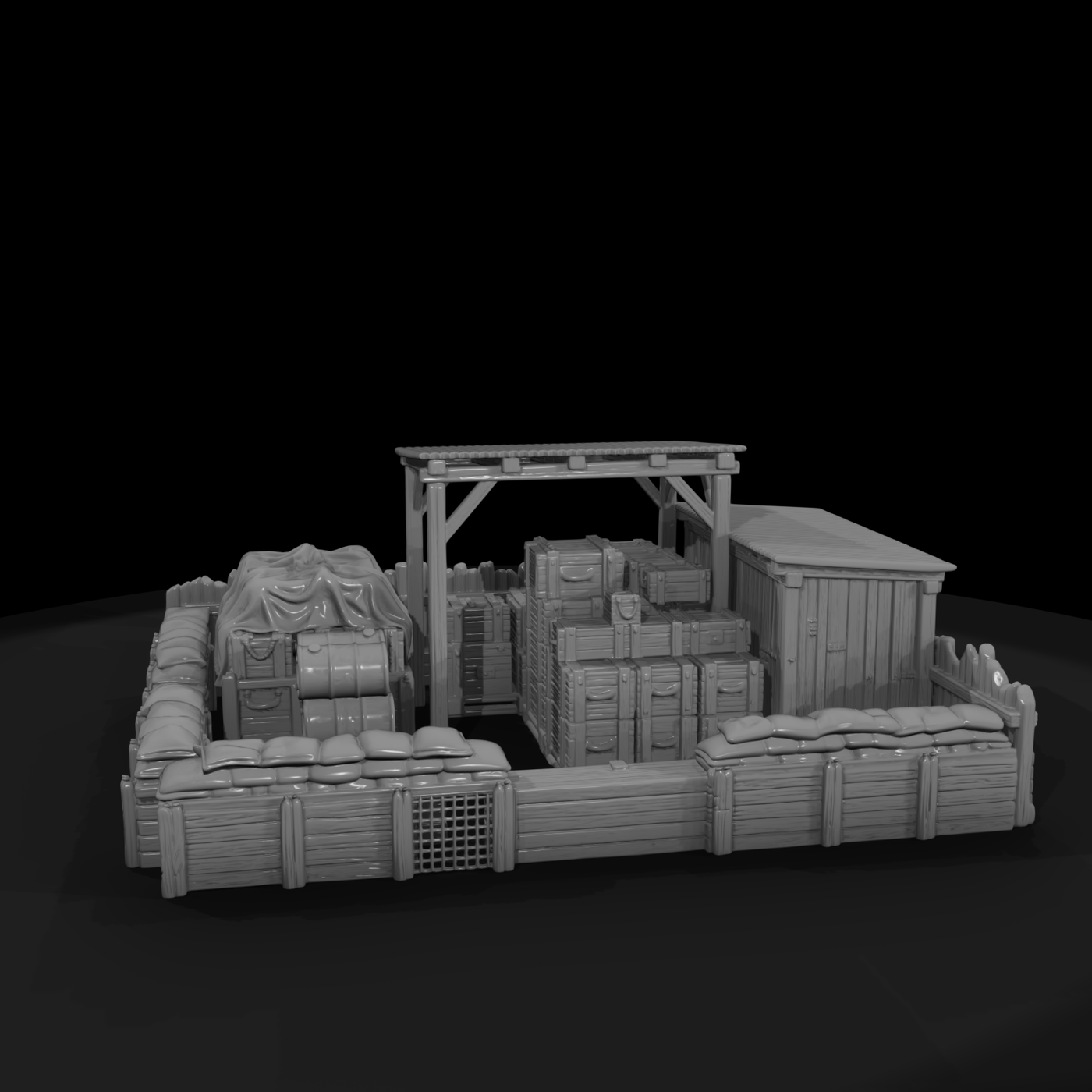 Mil 018 Ww2 Pacific Beach Supply Dump