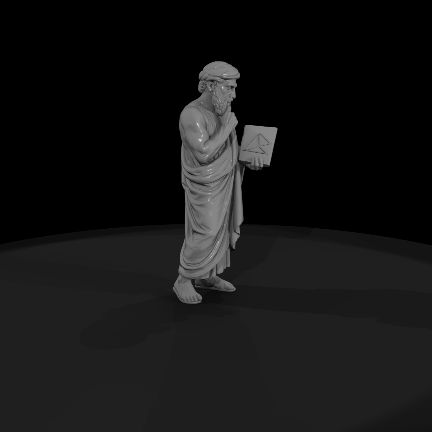 Hist 0027 Historical Pythagoras Miniature Figure