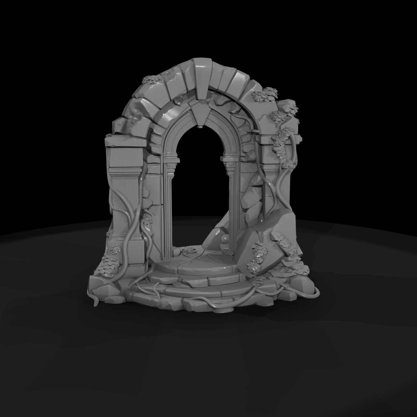 Ruined Stone Portal Archway