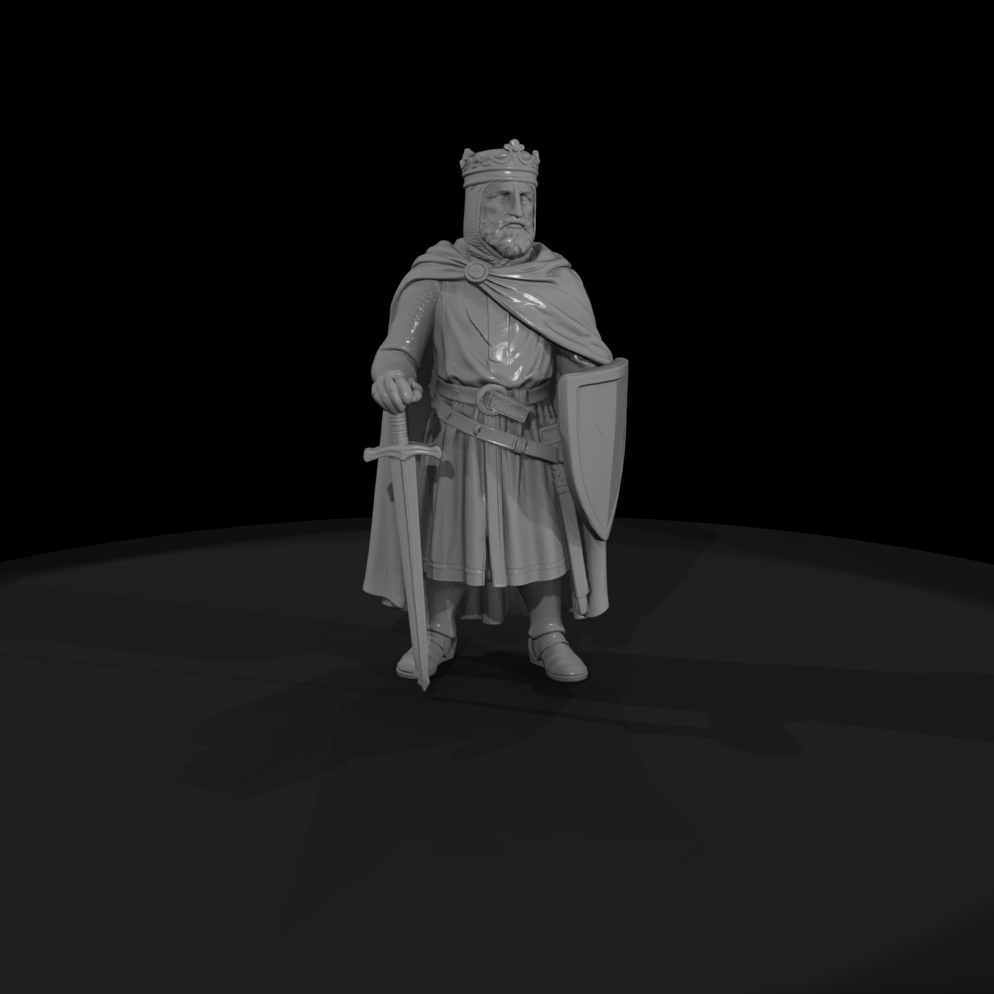Hist 0070 Historical Richard The Lionheart Miniatu