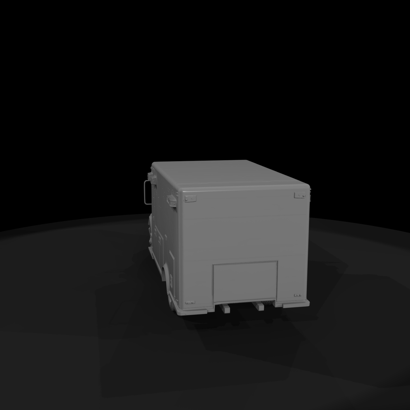 Box Ambulance Rescue Truck