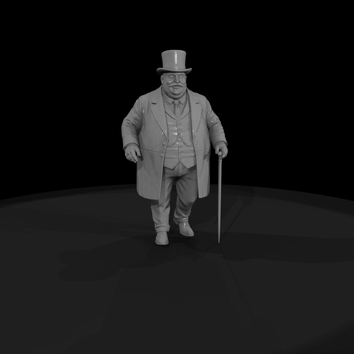 Victorian Gentleman With Cane 3
