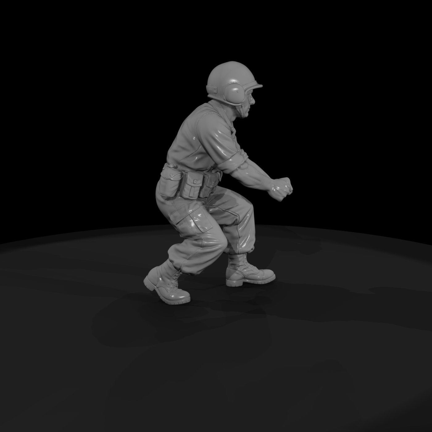 Vn Army 023 Vietnam U S Army Mortar Crewman Figure