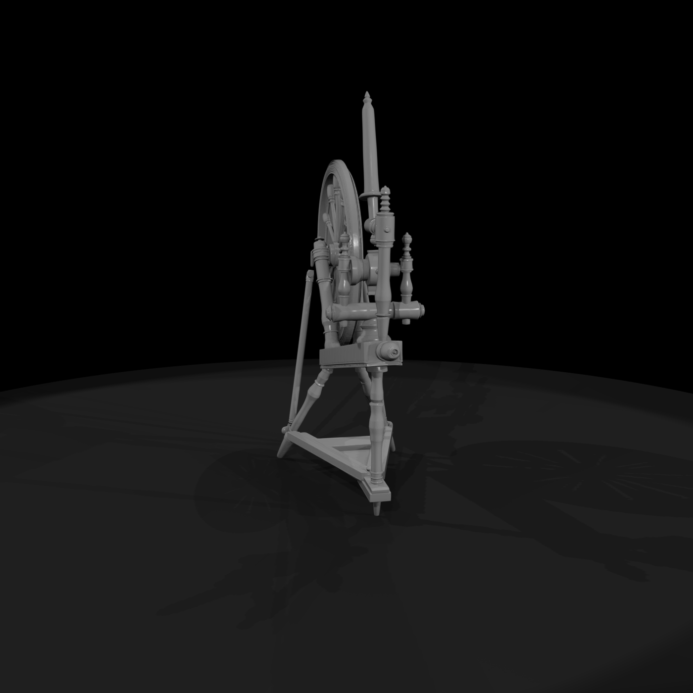 Vintage Spinning Wheel