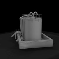 industrial-dual-storage-tanks-with-piping-ho-scale-diorama-prop-782614 — thumbnail 5