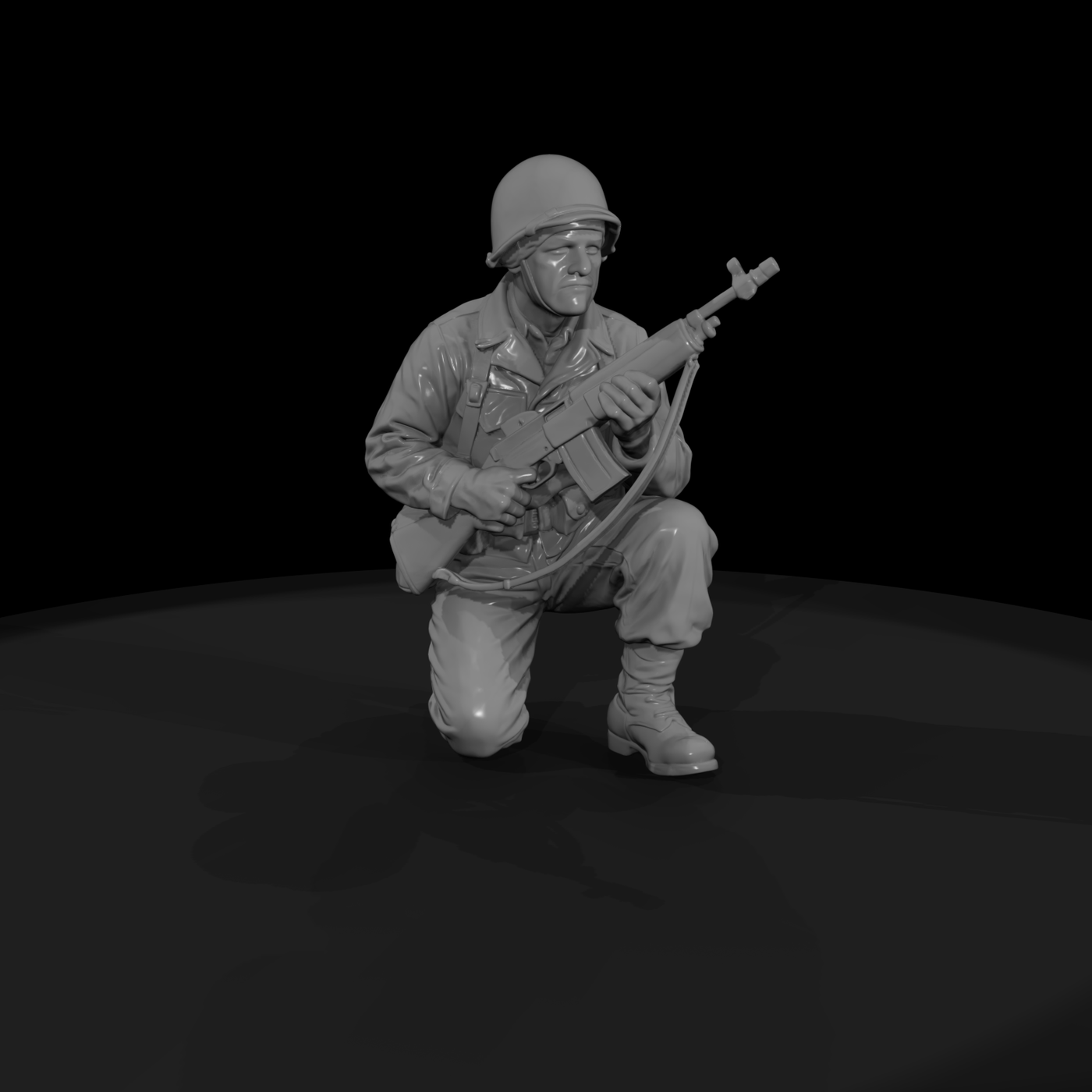 Ww2 Army 034 Wwii U S Army Automatic Rifleman Figu