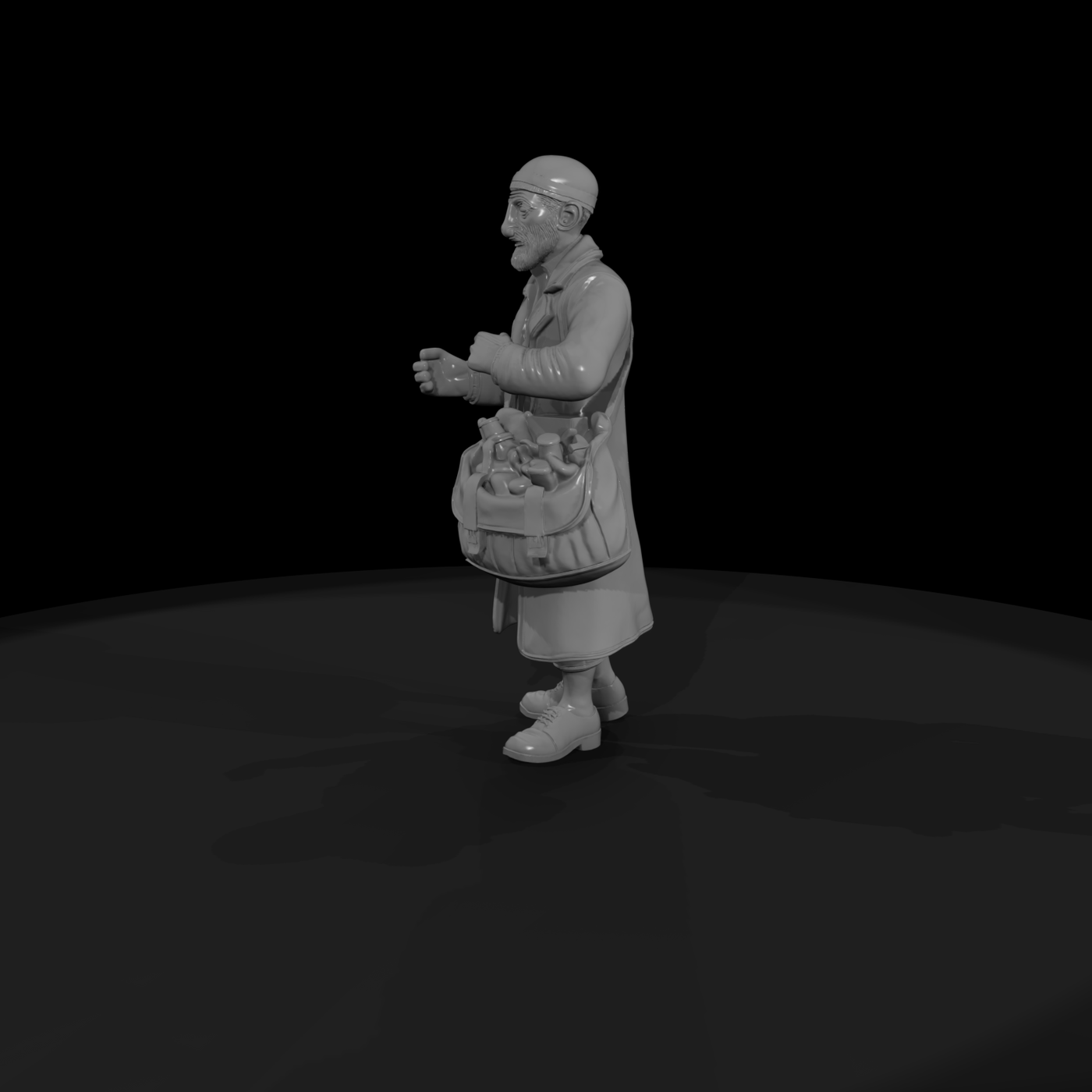 Stylized Traveling Merchant