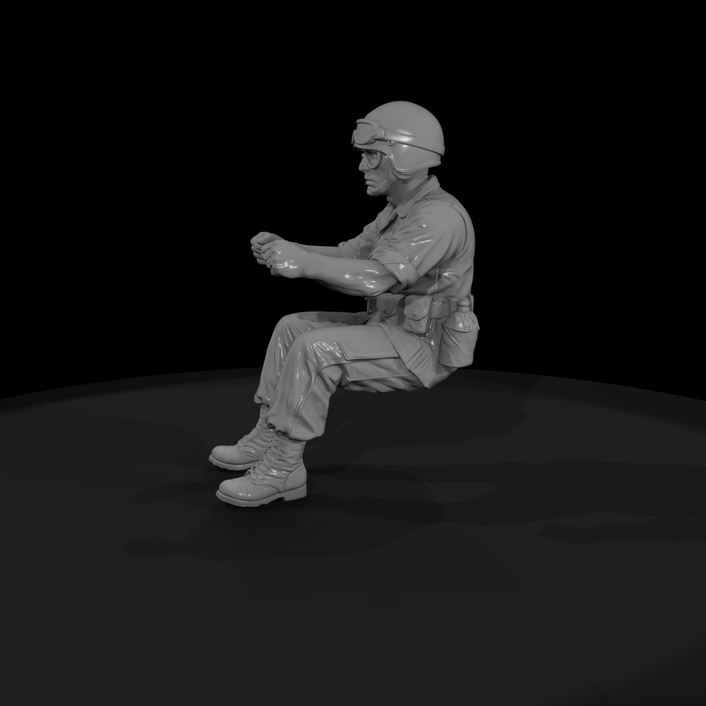 Vn Army 073 Vietnam U S Army Truck Driver Figure