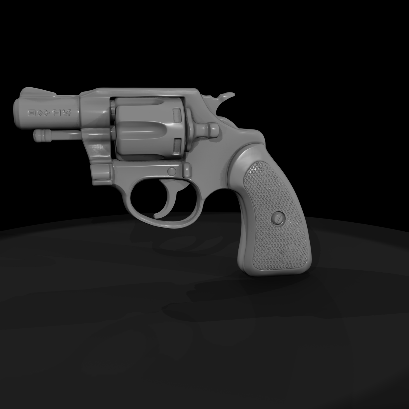 Snub-Nose Detective Revolver
