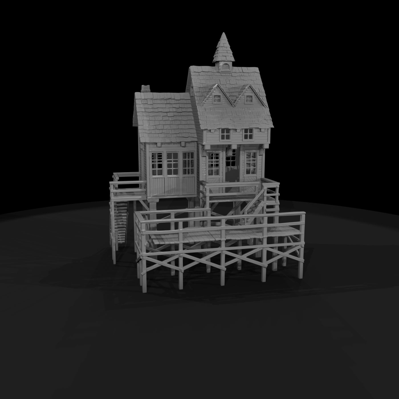 stilted-two-story-house-on-deck-621679