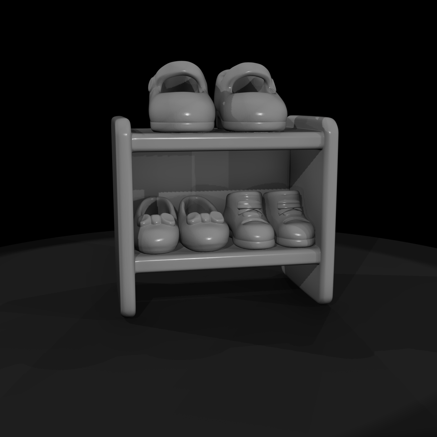 Mr Toyprops 100 001 015 Fashion Doll Shoe Shelf