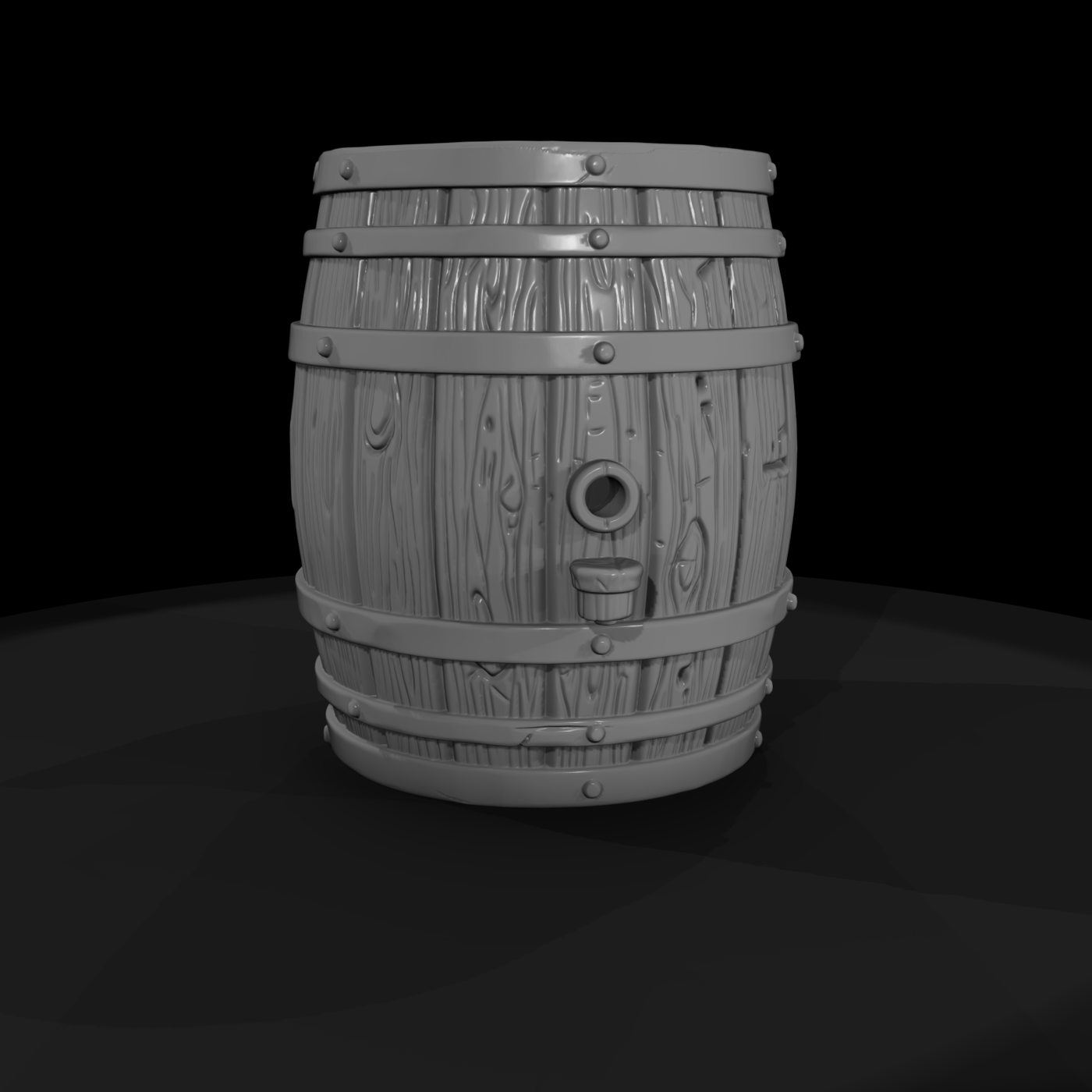 Ww 0400 Item Wooden Barrel Keg