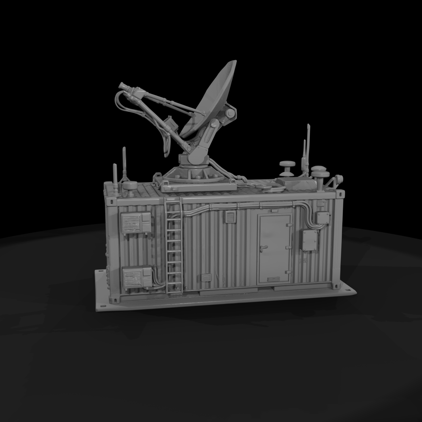 Mil 262 Modern Desert Satellite Comms Terminal