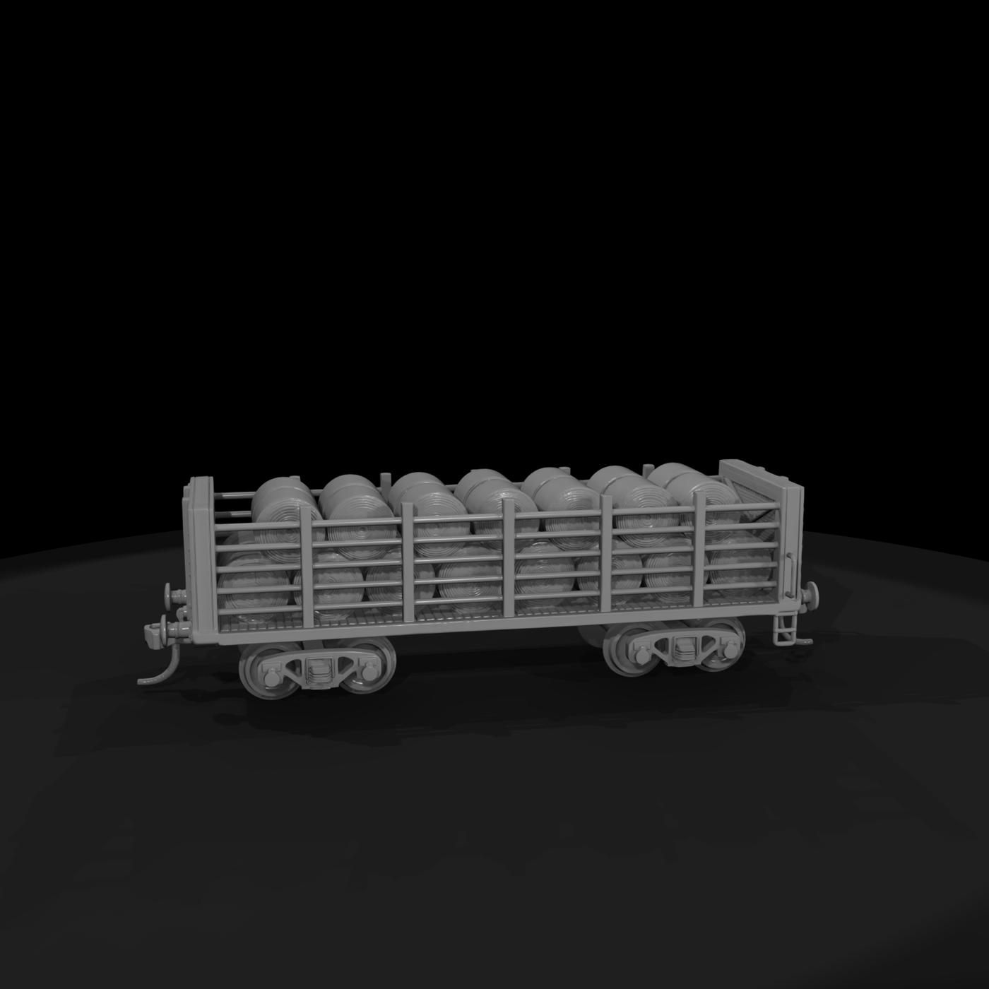 20260612 Model Flatcar Hay Bales 4325Fafaf0