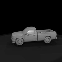 classic-single-cab-pickup-truck-3d-printable-diorama-model-879342 — thumbnail 5