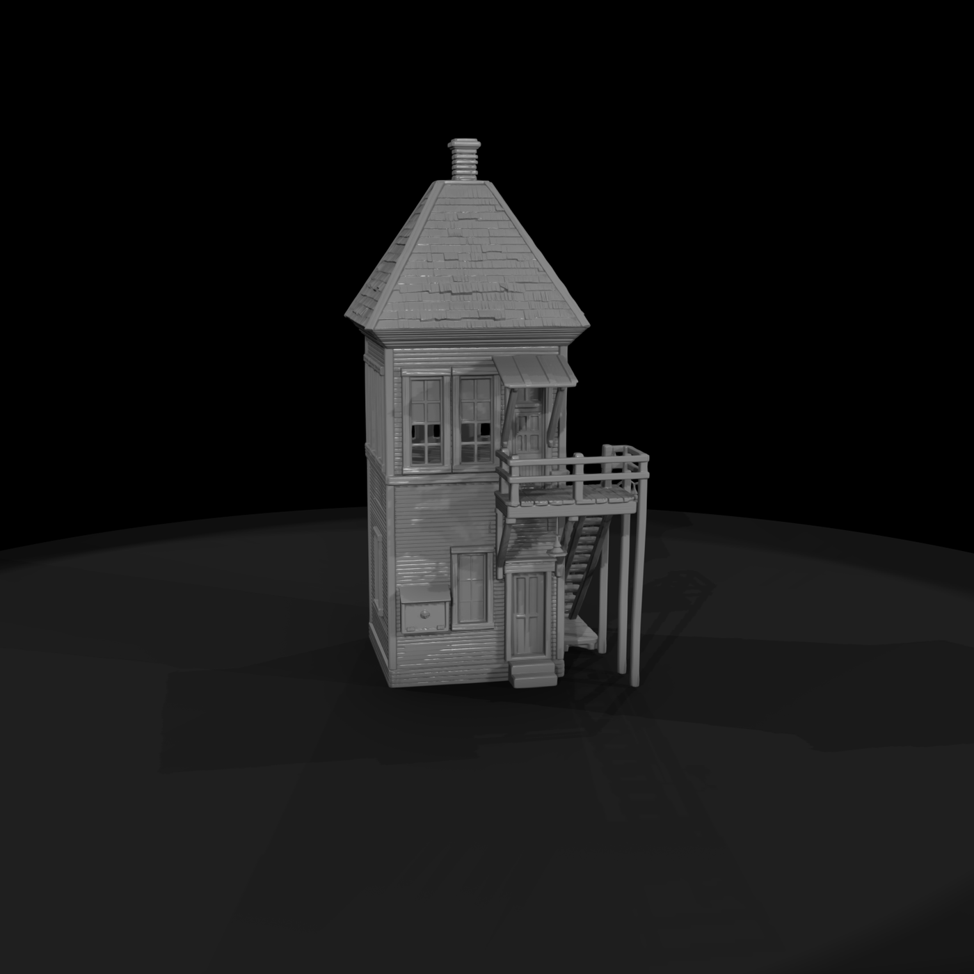 20260612 Two Story Railroad Signal Tower Ee2Ce116C