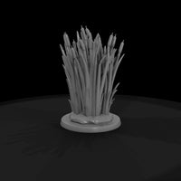 stylized-low-poly-cattail-reed-cluster-3d-model-nc — thumbnail 4