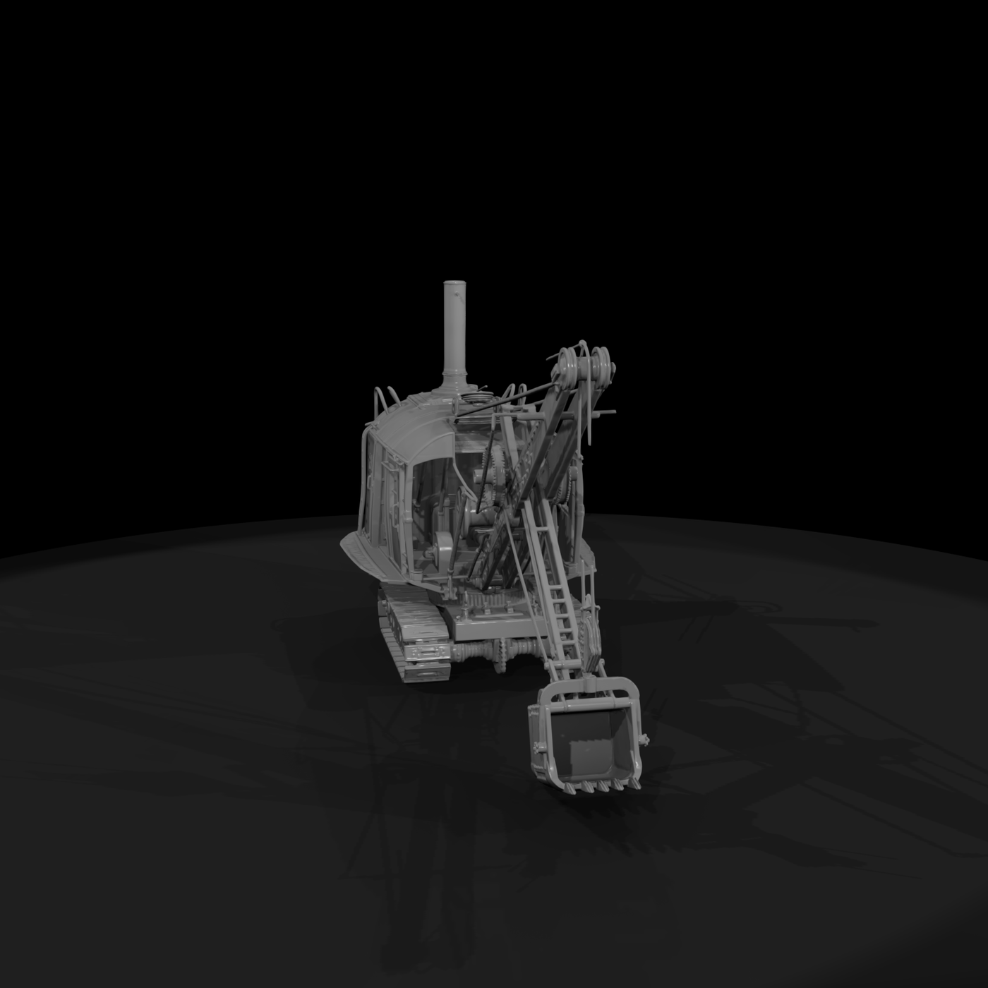 Vintage Steam Shovel Excavator
