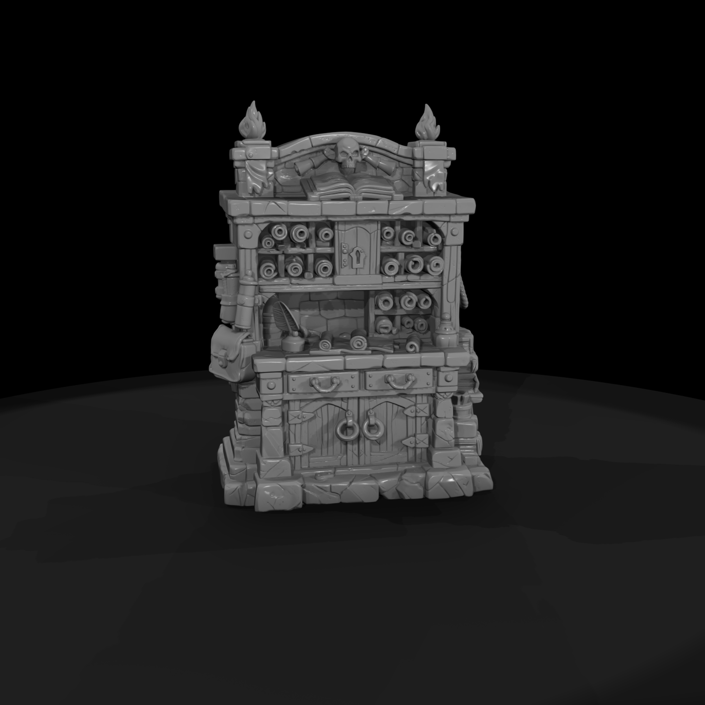 Hitem2 Scroll Cabinet