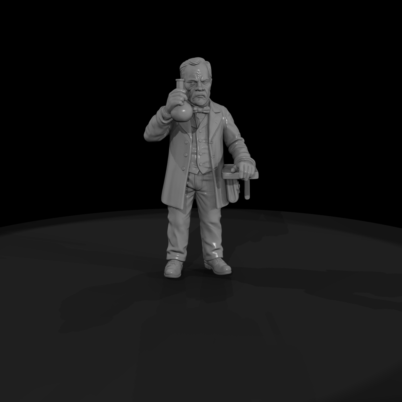 Hist 0176 Historical Louis Pasteur Miniature Figur