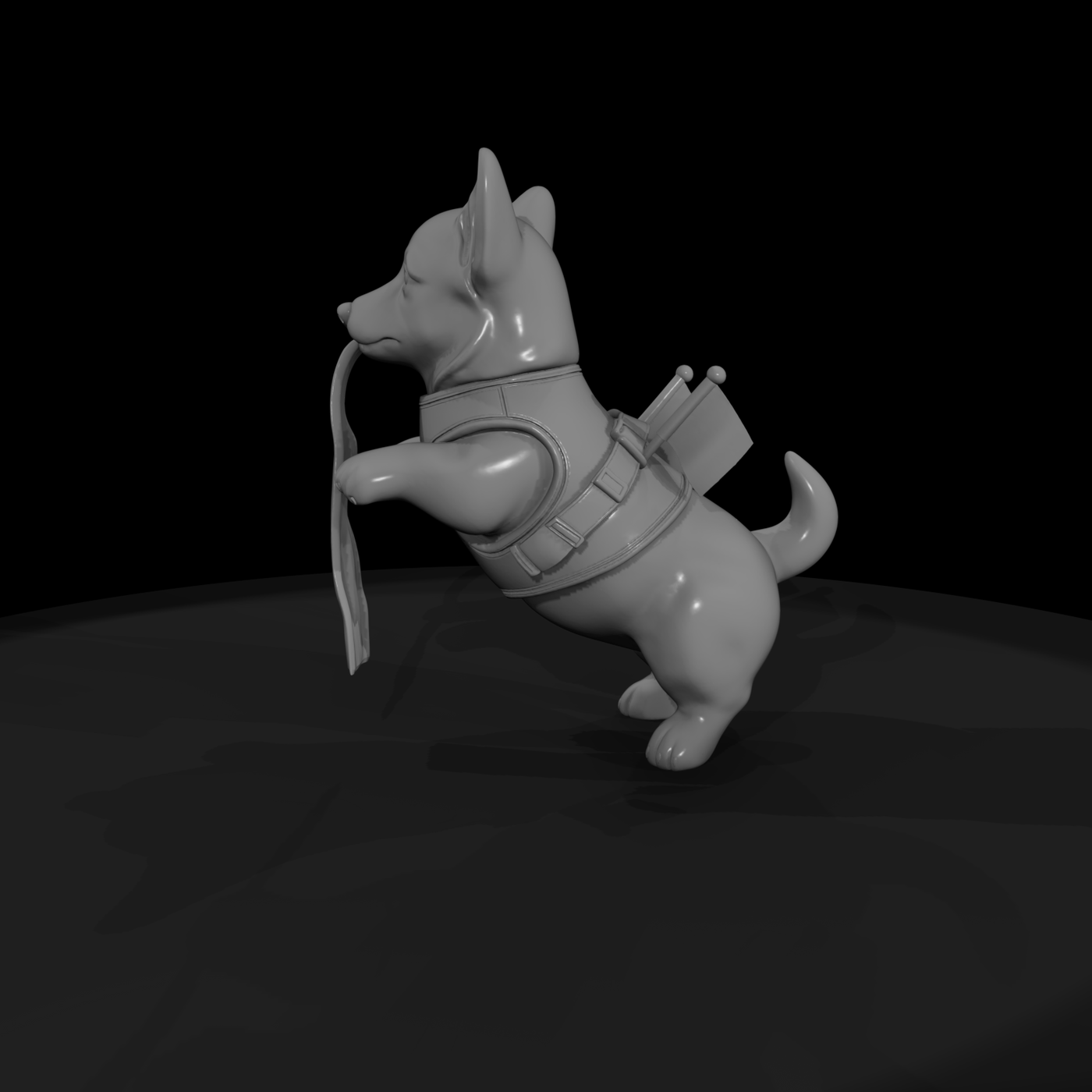 Stylized Corgi Puppy