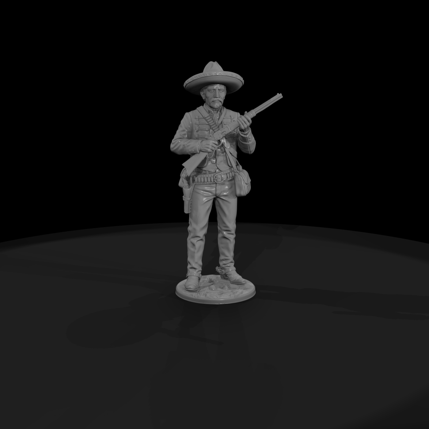 Mexican Rurale Lawman with Rifle