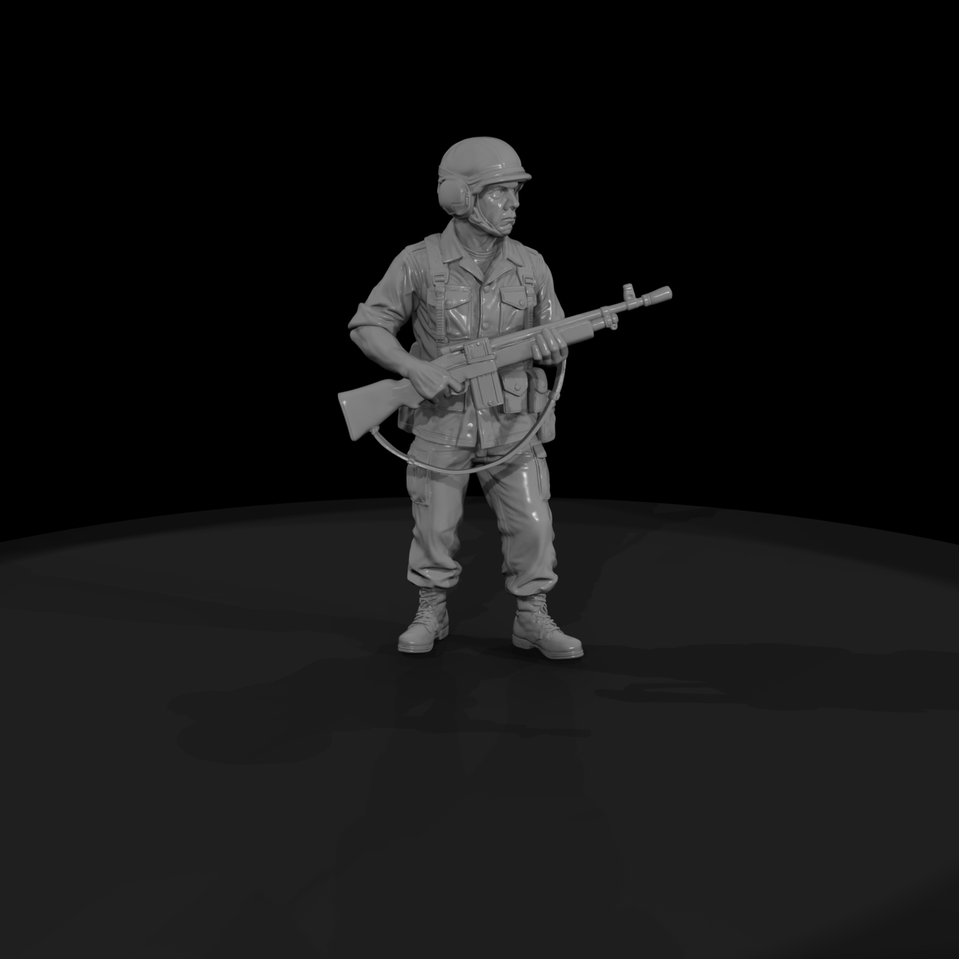 Vn Army 082 Vietnam U S Army Automatic Rifleman Fi