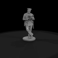 1920s City Policeman Reading Newspaper — thumbnail 5