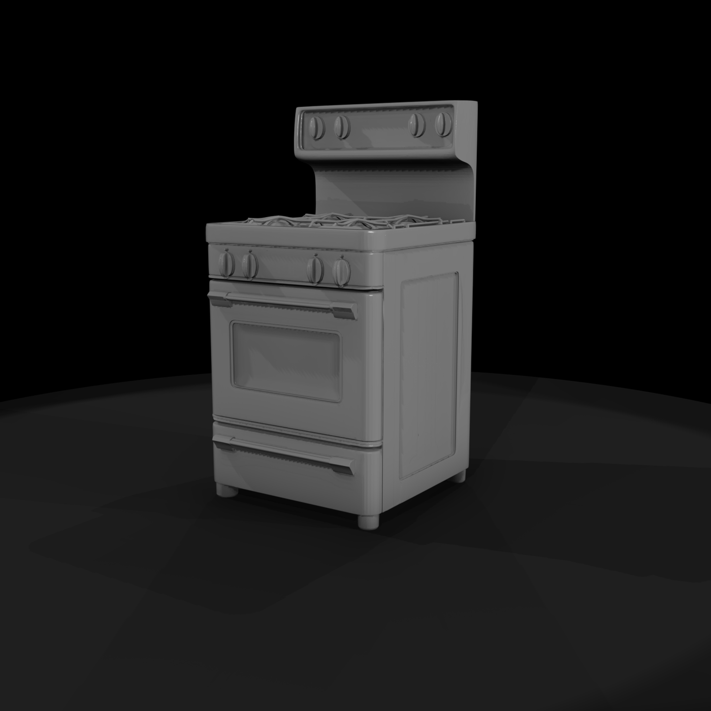 Vintage Gas Range Stove