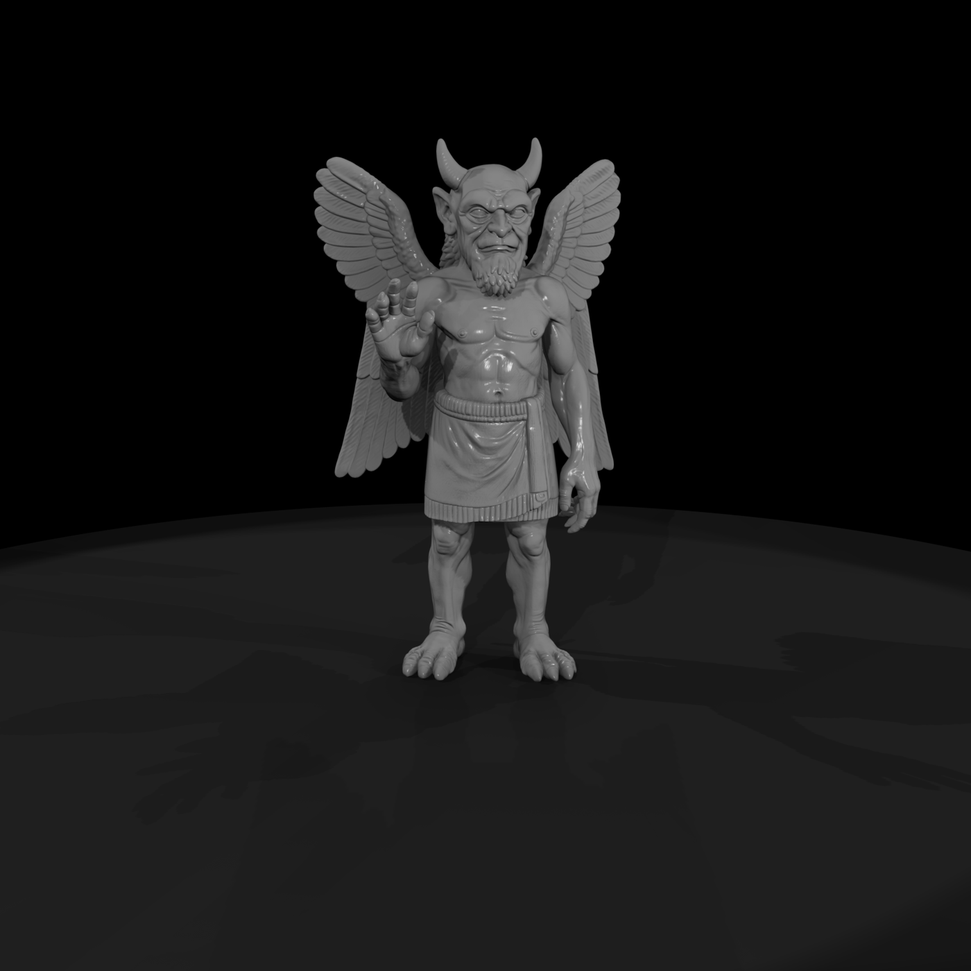Myth 0385 Mythology Pazuzu Miniature Figure