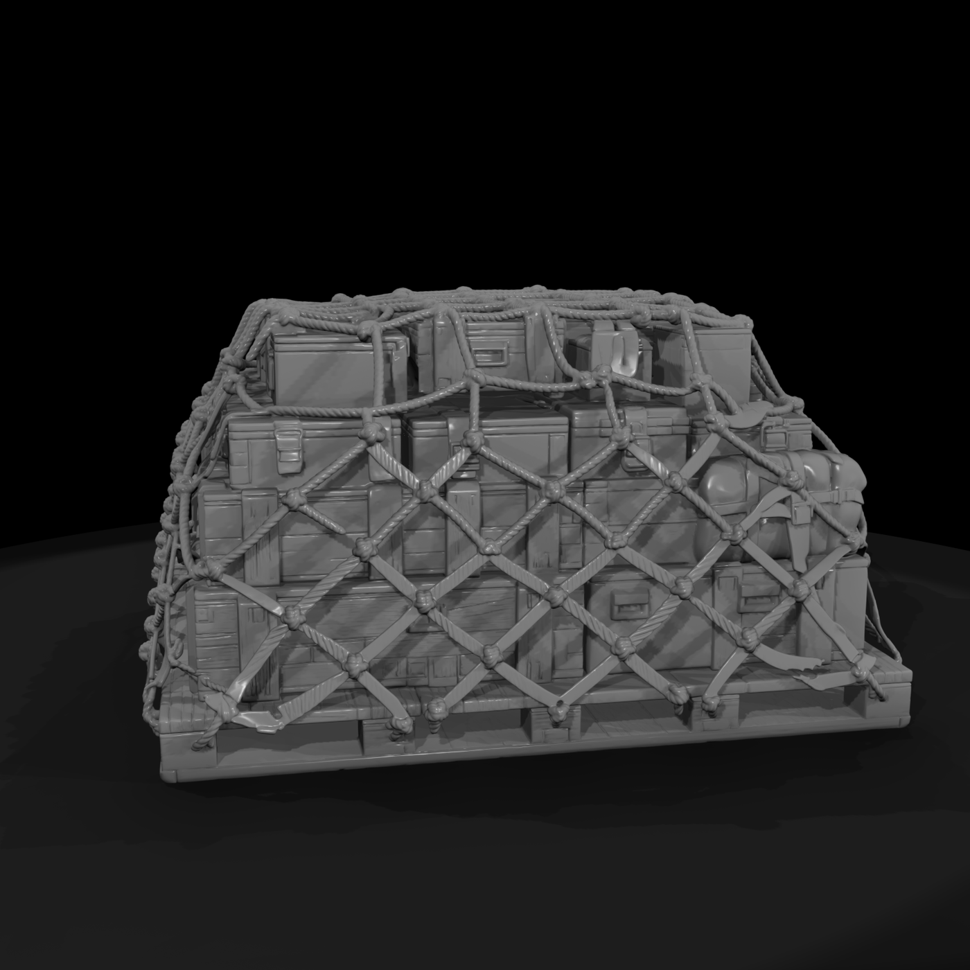 Mil 192 Vietnam Cargo Pallet Load