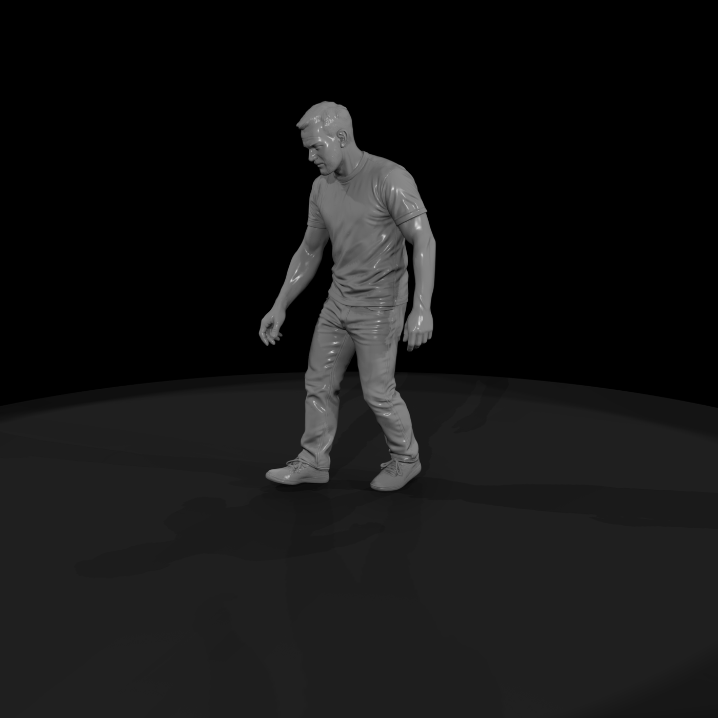 Young Man Playing Hacky Sack